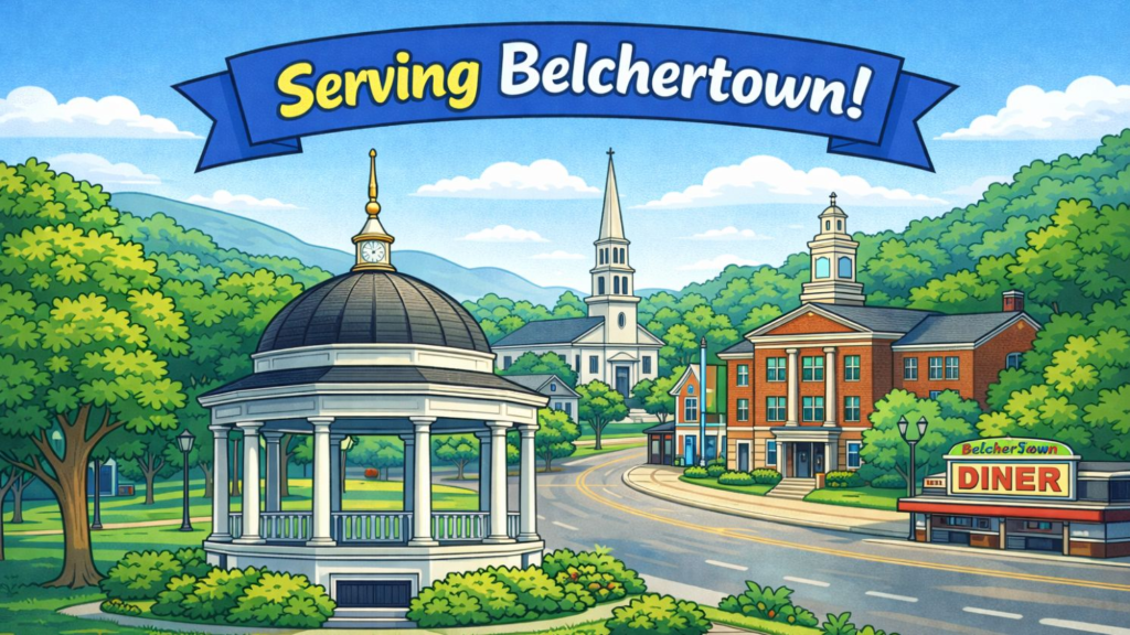 Serving Belchertown MA – Belchertown Town Common Bandstand