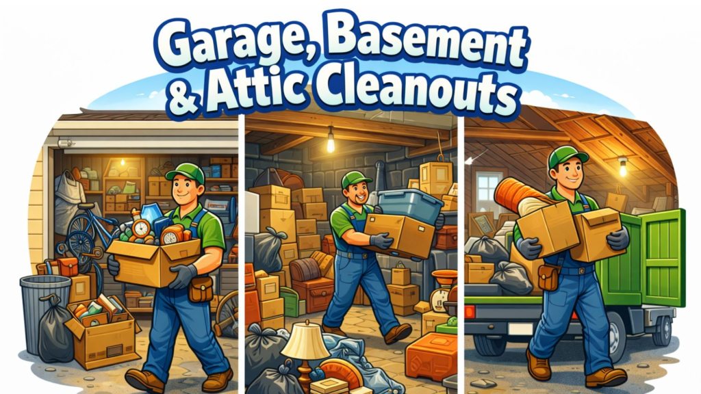 garage basement attic cleanouts
