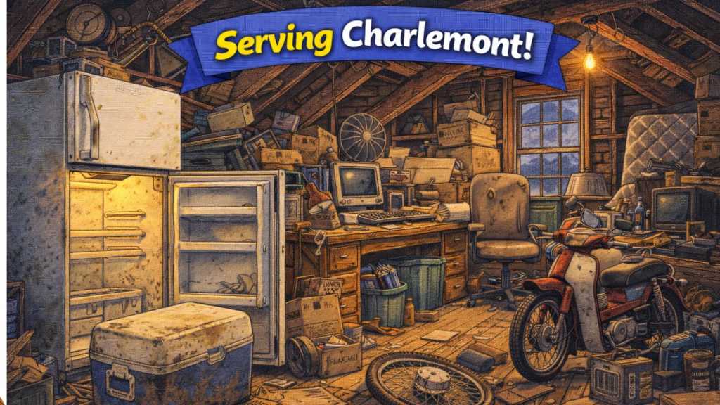 Serving Charlemont MA – Junk-filled attic in a Charlemont home